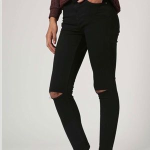 TOPSHOP Leigh Moto Jeans